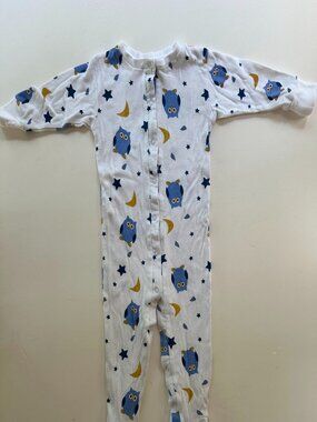 New Jammies Owl Print Onesie Pajama